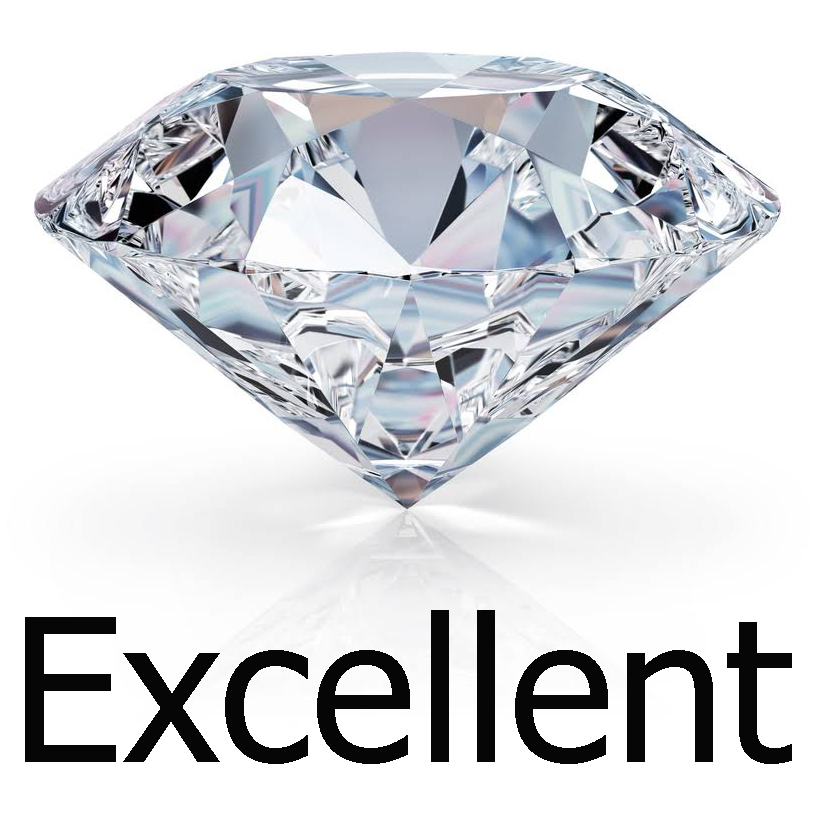 איכות גבוהה: Color: D-F Clarity: VS . Cut: VG-EX
