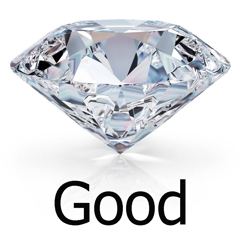 איכות טובה: Color: I-J Clarity: SI3-I1 Cut: G-VG